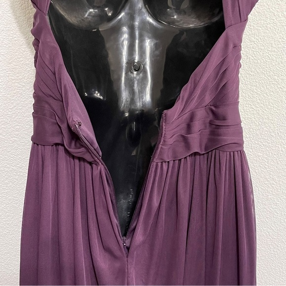 David’s Bridal Woman Plum Bridesmaids Dress Size 6 - Picture 8 of 13